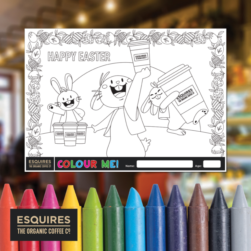 Easter colouring competition sheet for download
