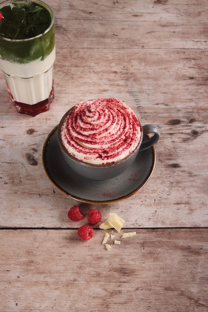 ESQUIRES White Chocolate Raspberry Hot Chocolate