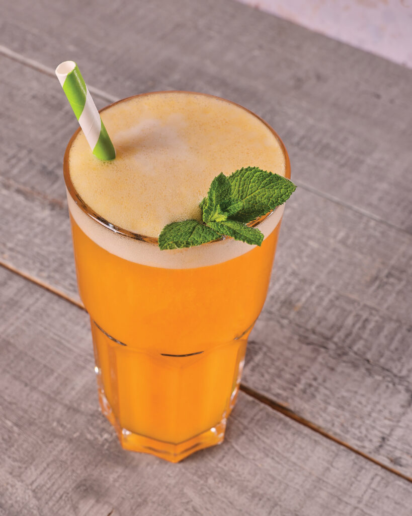 CARAMELISED PEACH COOLER